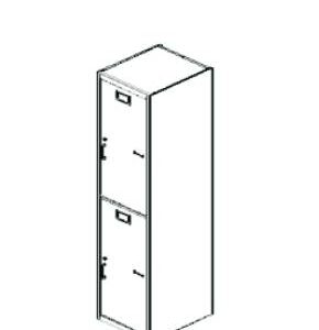 BT- Locker Main Unit With 2 Door