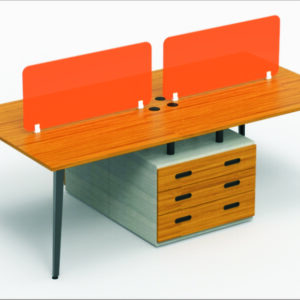Quadra -Multi Work Space With Cabinet