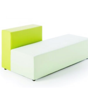 Rectangle Ottoman With back
