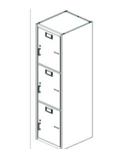 BT-Locker Addon unit With 3 Door