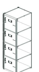 BT-Locker Main Unit With 4 Door