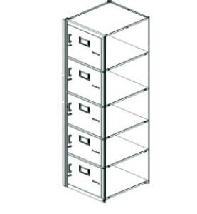 BT-Locker Addon Unit With 5 Door