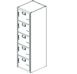 BT-Locker Main Unit With 5 Door