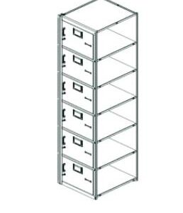BT-Locker Addon Unit With 6 Door