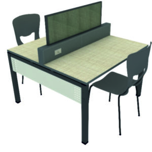 Opne Desking 1200 With Screen