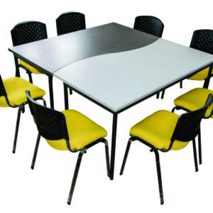 Curved Rectangular Tables